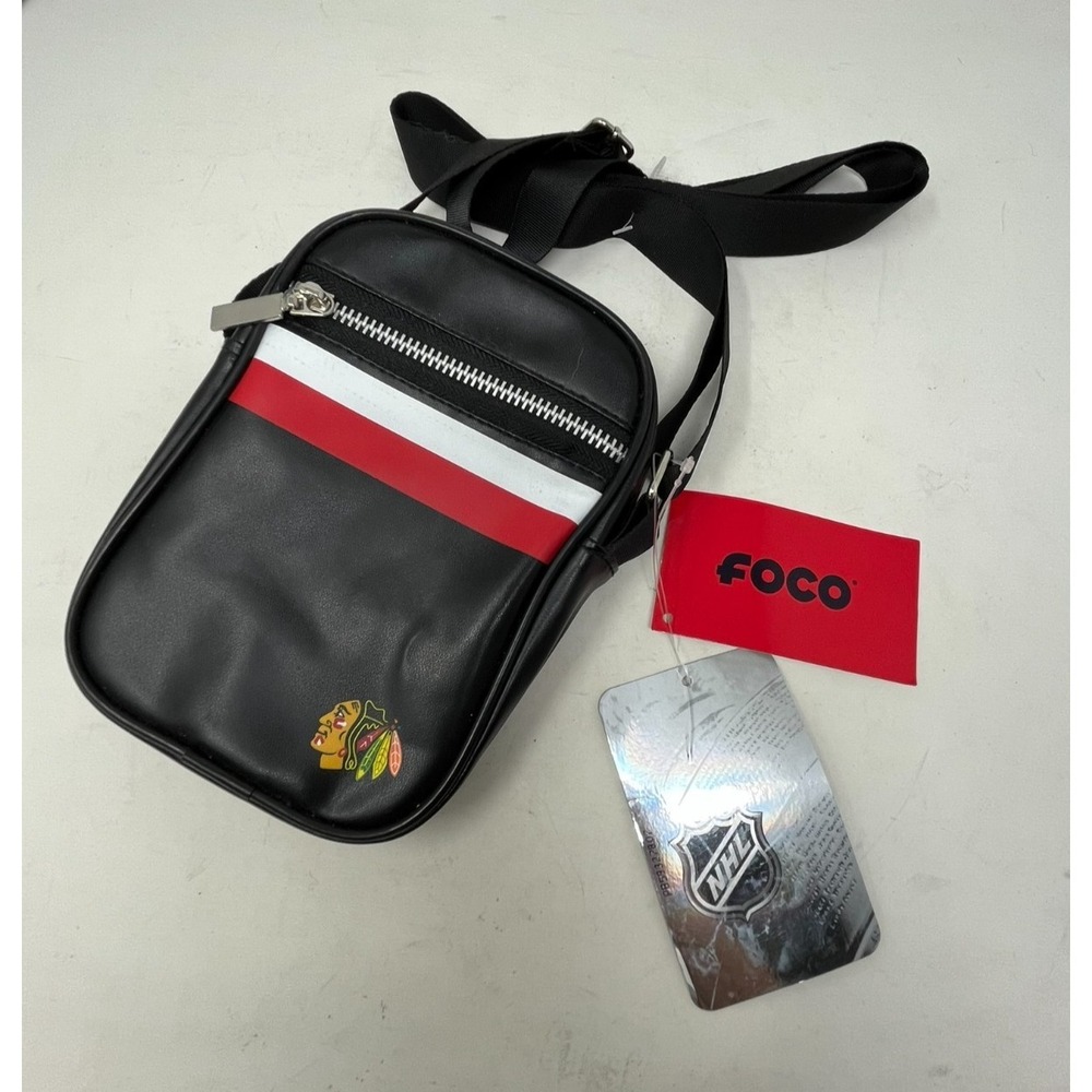 NWT Chicago‎ Blackhawks Crossbody Bag Mini 7" x 5" Adjustable Strap by FOCOusa